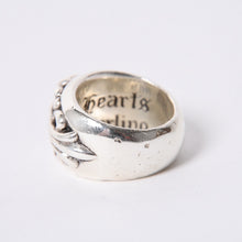 画像をギャラリービューアに読み込む, CHROME HEARTS クロムハーツ FLORAL CROSS フローラルクロス リング 指輪 重量約15.3g サイズ15号 スターリングシルバー 美品 中古 4a001138