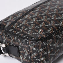 画像をギャラリービューアに読み込む, GOYARD ゴヤール カップヴェールPM ショルダーバッグ ブラック PVC レザー シルバー金具 美品 中古 4a001058