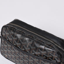 画像をギャラリービューアに読み込む, GOYARD ゴヤール カップヴェールPM ショルダーバッグ ブラック PVC レザー シルバー金具 美品 中古 4a001058