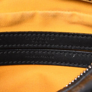 GOYARD ゴヤール カップヴェールPM ショルダーバッグ ブラック PVC レザー シルバー金具 美品 中古 4a001058