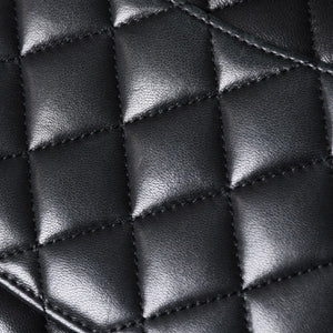 CHANEL シャネル チェーンショルダーバッグ マトラッセ23 Wフラップラップ ラムスキン ブラックシルバー 16番台 中古 4a001057