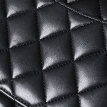 画像をギャラリービューアに読み込む, CHANEL シャネル チェーンショルダーバッグ マトラッセ23 Wフラップラップ ラムスキン ブラックシルバー 16番台 中古 4a001057