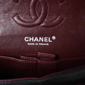 CHANEL シャネル チェーンショルダーバッグ マトラッセ23 Wフラップラップ ラムスキン ブラックシルバー 16番台 中古 4a001057