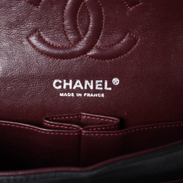 CHANEL シャネル チェーンショルダーバッグ マトラッセ23 Wフラップラップ ラムスキン ブラックシルバー 16番台 中古 4a001057