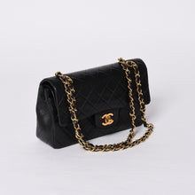 画像をギャラリービューアに読み込む, CHANEL シャネル マトラッセ23 Wフラップ Wチェーンショルダーバッグ 1番台 ココマーク ラムスキン ブラック ゴールド 美品 中古 4a001123