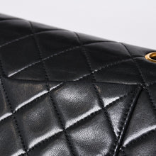 画像をギャラリービューアに読み込む, CHANEL シャネル マトラッセ23 Wフラップ Wチェーンショルダーバッグ 1番台 ココマーク ラムスキン ブラック ゴールド 美品 中古 4a001123