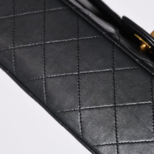 画像をギャラリービューアに読み込む, CHANEL シャネル マトラッセ23 Wフラップ Wチェーンショルダーバッグ 1番台 ココマーク ラムスキン ブラック ゴールド 美品 中古 4a001123