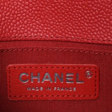画像をギャラリービューアに読み込む, 極美品 CHANEL シャネル ボーイシャネル スモール チェーンショルダーバッグ A67085 29番台 ココマーク キャビアスキン レッド 中古 4a000910