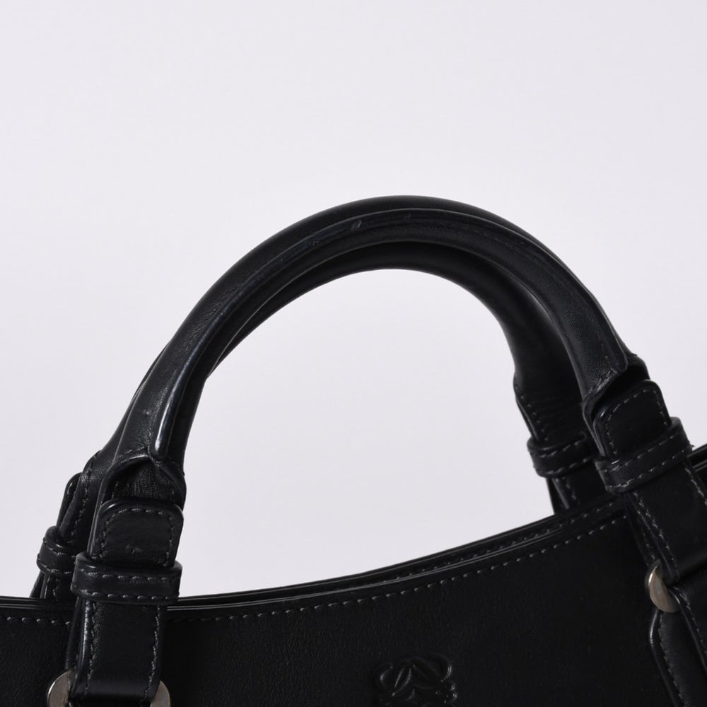 LOEWE ロエベ カモッシオ アナグラム ロゴ レザー 本革 トートバッグ 060307 ハンドバッグ 美品 中古 4a000158