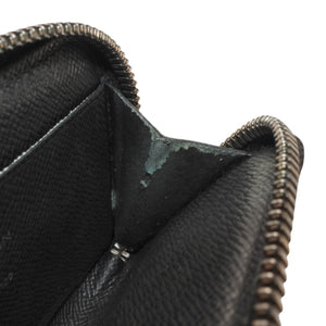 LOUIS VUITTON ルイヴィトン モノグラムエクリプス ジッピー コインパース ヴェルティカル M81662 コインケース ブラック 中古 4a001029