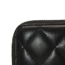 画像をギャラリービューアに読み込む, CHANEL シャネル マトラッセ コインケース AP0216 キャビアスキン コインケース ブラック ゴールド金具 美品 中古 4a000828