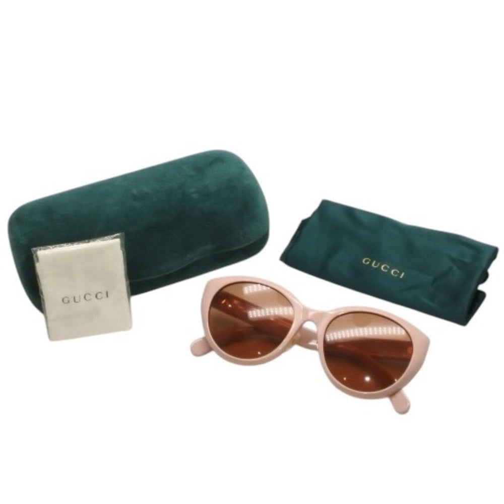 GUCCI グッチ Eyewear アイウェア Pink ピンク キャットアイ GG0814SK 56▫︎20-150 イタリア製 美品 中古 4a001038