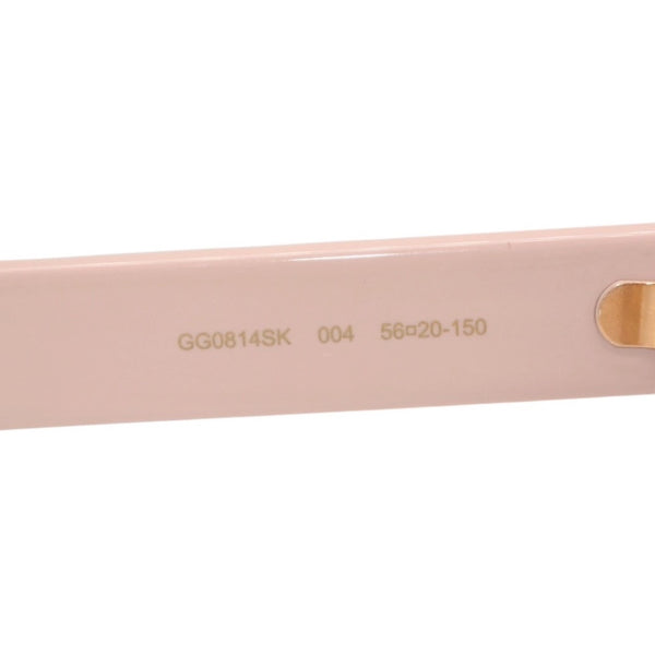 GUCCI グッチ Eyewear アイウェア Pink ピンク キャットアイ GG0814SK 56▫︎20-150 イタリア製 美品 中古 4a001038