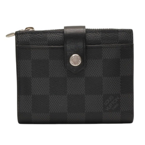 Very good condition LOUIS VUITTON Damier Graphite Milty Porte Carte Damier Bifold Wallet M60451 Black Used 4a000845