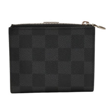画像をギャラリービューアに読み込む, 極美品 LOUIS VUITTON ルイヴィトン ダミエグラフィット ミルティ ポルトカルトダミエ 2つ折財布 M60451 ブラック 中古 4a000845