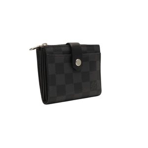Very good condition LOUIS VUITTON Damier Graphite Milty Porte Carte Damier Bifold Wallet M60451 Black Used 4a000845