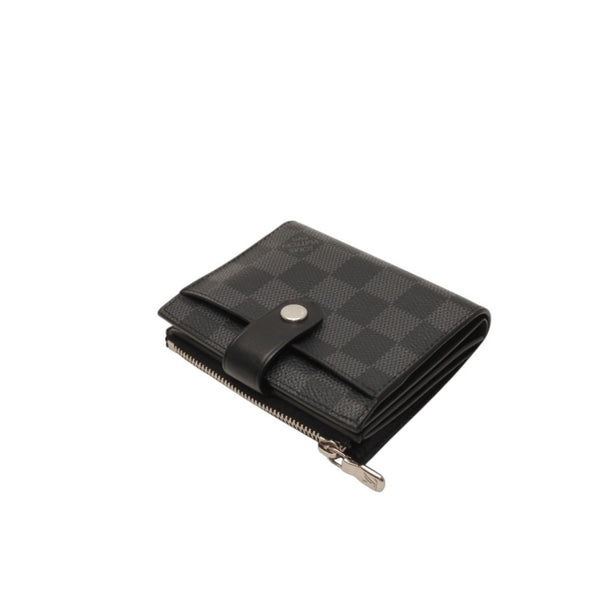 Very good condition LOUIS VUITTON Damier Graphite Milty Porte Carte Damier Bifold Wallet M60451 Black Used 4a000845