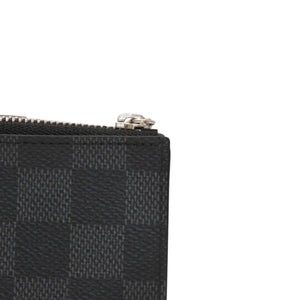Very good condition LOUIS VUITTON Damier Graphite Milty Porte Carte Damier Bifold Wallet M60451 Black Used 4a000845