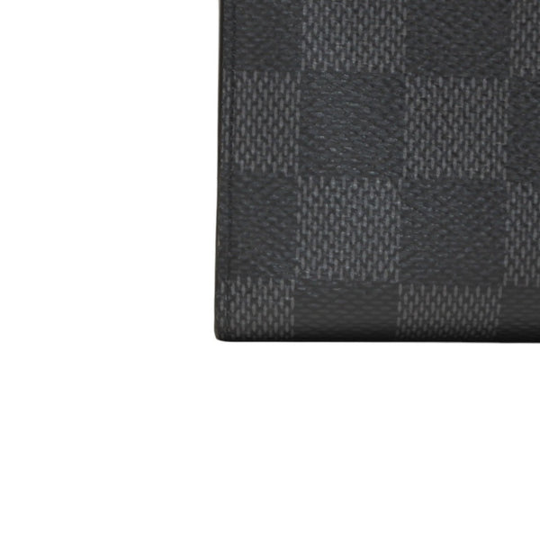 Very good condition LOUIS VUITTON Damier Graphite Milty Porte Carte Damier Bifold Wallet M60451 Black Used 4a000845
