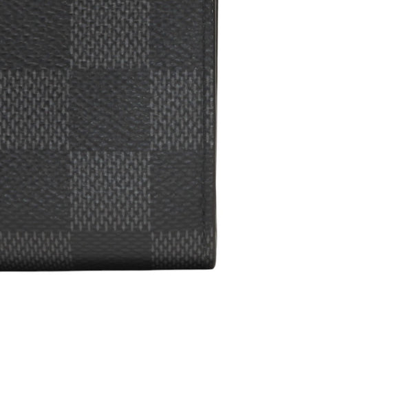 Very good condition LOUIS VUITTON Damier Graphite Milty Porte Carte Damier Bifold Wallet M60451 Black Used 4a000845