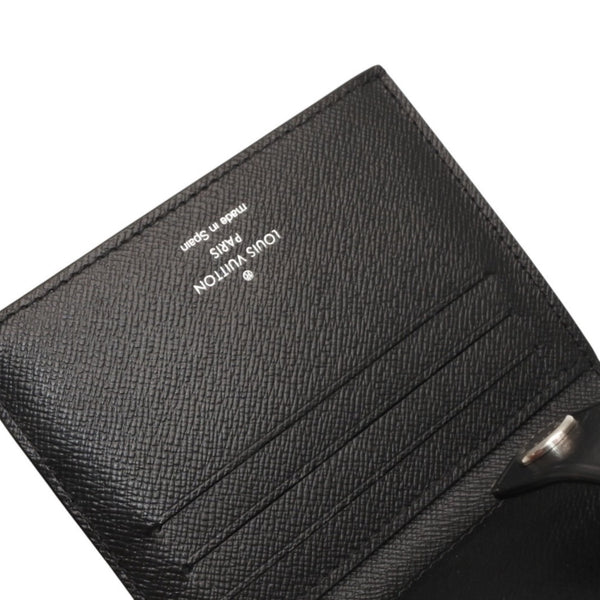 Very good condition LOUIS VUITTON Damier Graphite Milty Porte Carte Damier Bifold Wallet M60451 Black Used 4a000845