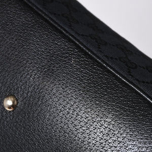 GUCCI Gucci Princy Shoulder Bag Sherry Line GG Canvas 161720 Black Good Condition Used 4a000267