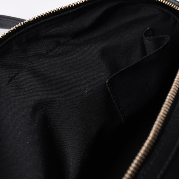 GUCCI Gucci Princy Shoulder Bag Sherry Line GG Canvas 161720 Black Good Condition Used 4a000267