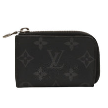 画像をギャラリービューアに読み込む, LOUIS VUITTON ルイヴィトン モノグラムエクリプス ジッピー コインパース ヴェルティカル M81662 コインケース ブラック 中古 4a001029