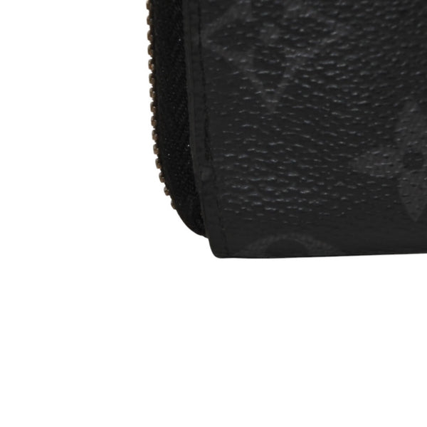 LOUIS VUITTON ルイヴィトン モノグラムエクリプス ジッピー コインパース ヴェルティカル M81662 コインケース ブラック 中古 4a001029