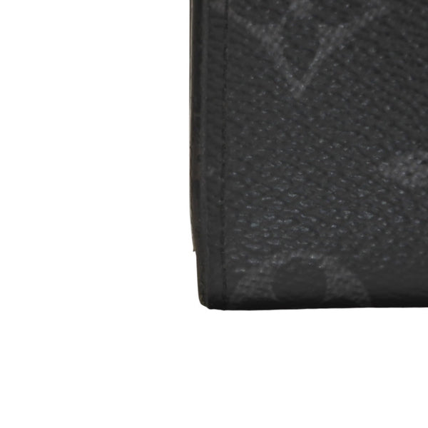 LOUIS VUITTON ルイヴィトン モノグラムエクリプス ジッピー コインパース ヴェルティカル M81662 コインケース ブラック 中古 4a001029