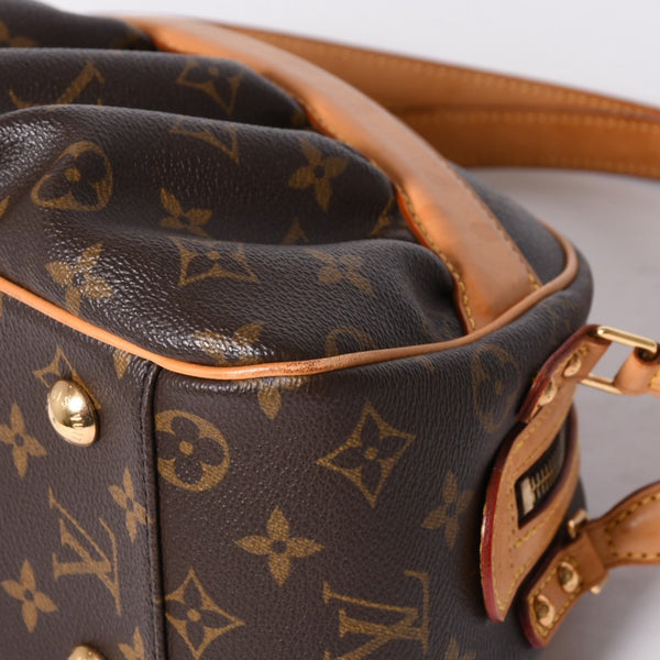 LOUIS VUITTON Clara One Shoulder Bag M40057 Monogram PVC Leather Brown Good Condition Used 4a000812