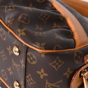 LOUIS VUITTON Clara One Shoulder Bag M40057 Monogram PVC Leather Brown Good Condition Used 4a000812