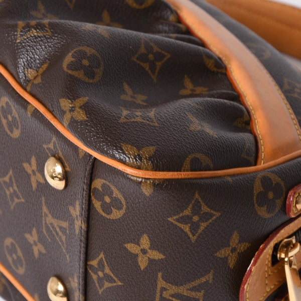 LOUIS VUITTON Clara One Shoulder Bag M40057 Monogram PVC Leather Brown Good Condition Used 4a000812