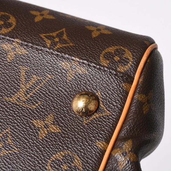 LOUIS VUITTON Clara One Shoulder Bag M40057 Monogram PVC Leather Brown Good Condition Used 4a000812