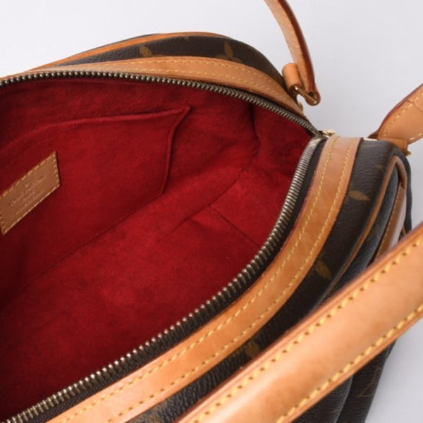 LOUIS VUITTON Clara One Shoulder Bag M40057 Monogram PVC Leather Brown Good Condition Used 4a000812