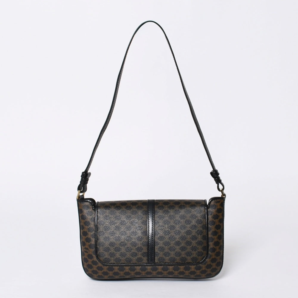 CELINE セリーヌ Shoulder Bag ショルダーバッグ Black ブラック Brown ブラウン MC01/1 美品 中古 4a000132