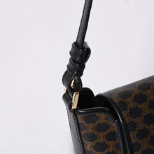 画像をギャラリービューアに読み込む, CELINE セリーヌ Shoulder Bag ショルダーバッグ Black ブラック Brown ブラウン MC01/1 美品 中古 4a000132