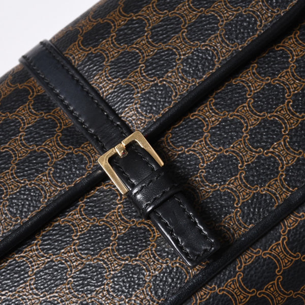 CELINE セリーヌ Shoulder Bag ショルダーバッグ Black ブラック Brown ブラウン MC01/1 美品 中古 4a000132