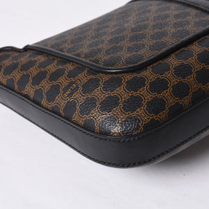 CELINE セリーヌ Shoulder Bag ショルダーバッグ Black ブラック Brown ブラウン MC01/1 美品 中古 4a000132