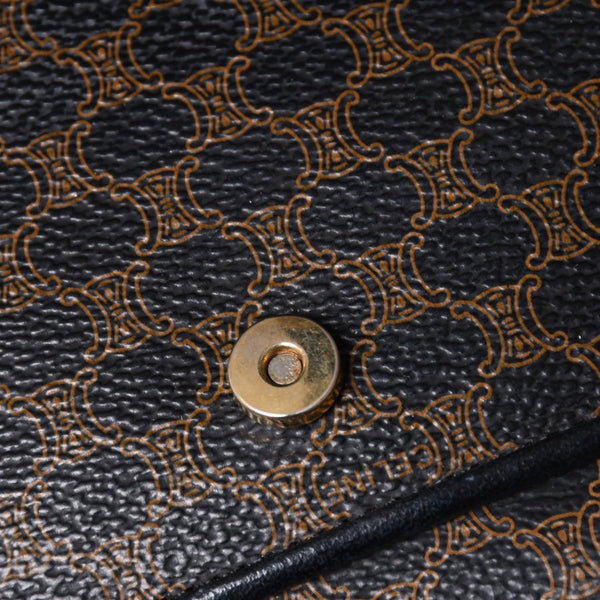 CELINE セリーヌ Shoulder Bag ショルダーバッグ Black ブラック Brown ブラウン MC01/1 美品 中古 4a000132