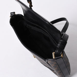 CELINE セリーヌ Shoulder Bag ショルダーバッグ Black ブラック Brown ブラウン MC01/1 美品 中古 4a000132