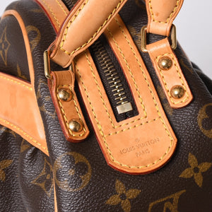 LOUIS VUITTON Clara One Shoulder Bag M40057 Monogram PVC Leather Brown Good Condition Used 4a000812