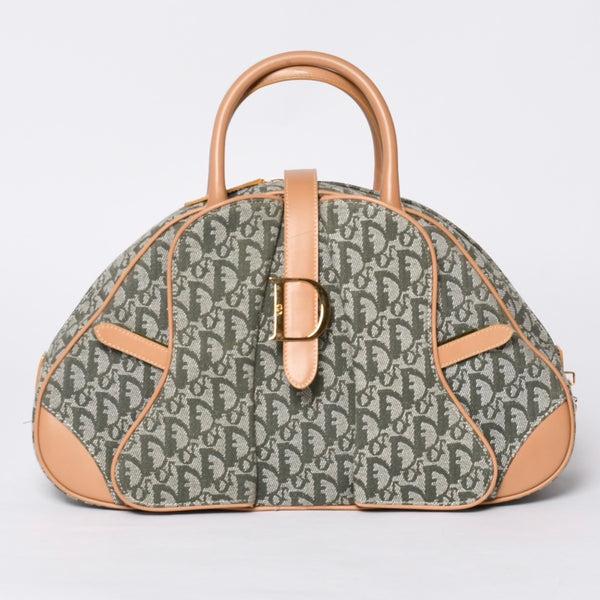 Christian Dior Double Saddle Handbag MA-1001 Galliano Period Good Condition Used 4a000765