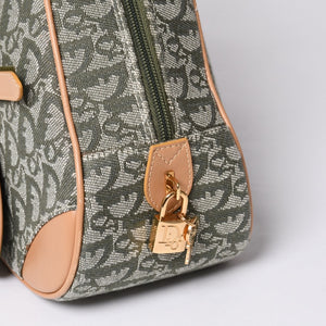Christian Dior Double Saddle Handbag MA-1001 Galliano Period Good Condition Used 4a000765