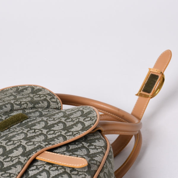 Christian Dior Double Saddle Handbag MA-1001 Galliano Period Good Condition Used 4a000765