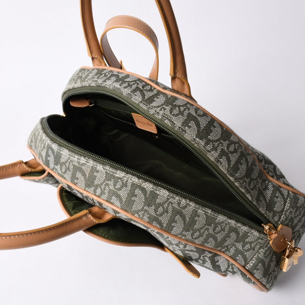 Christian Dior Double Saddle Handbag MA-1001 Galliano Period Good Condition Used 4a000765