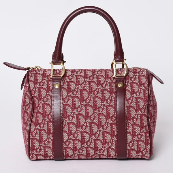 Christian Dior クリスチャンディオール BO C 0024 トロッター Mini Boston Bag ミニボストンバッグ 美品 中古 4a000743