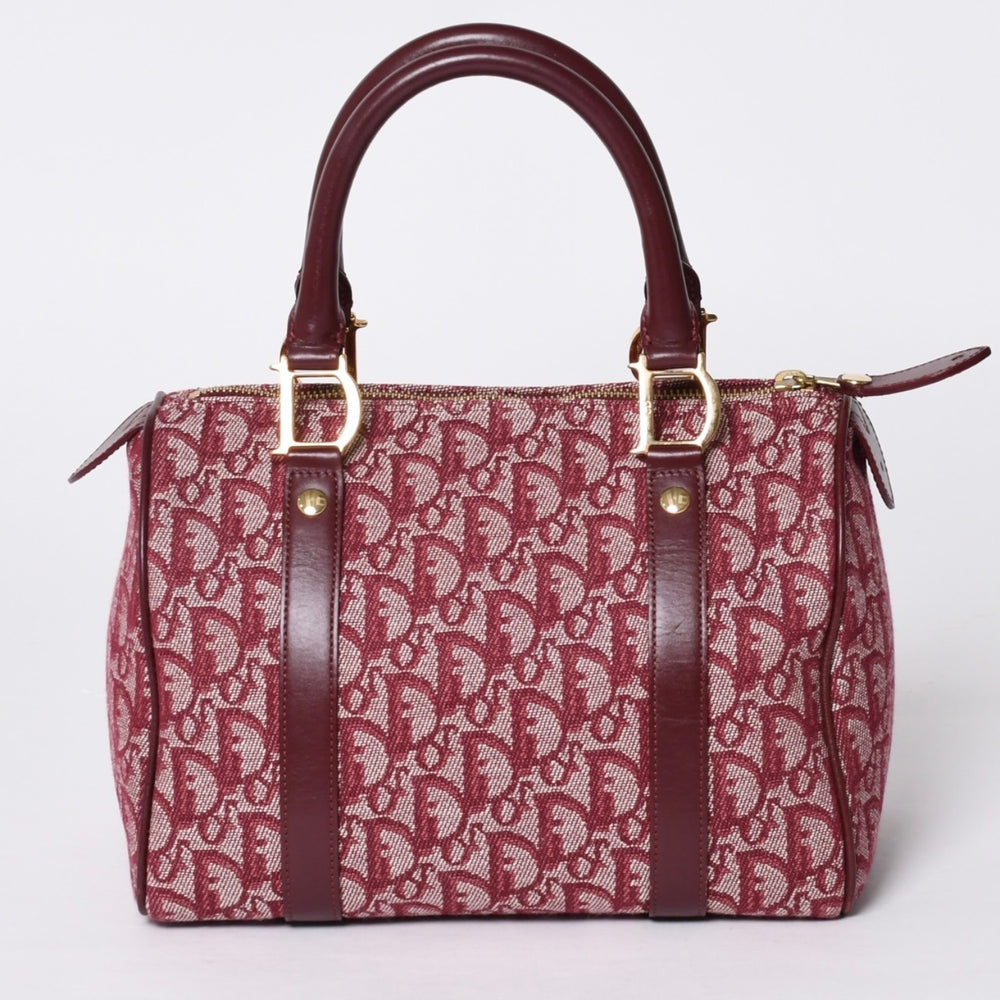Christian Dior クリスチャンディオール BO C 0024 トロッター Mini Boston Bag ミニボストンバッグ 美品 中古 4a000743