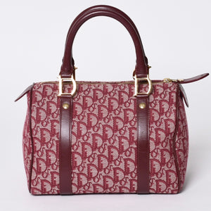Christian Dior クリスチャンディオール BO C 0024 トロッター Mini Boston Bag ミニボストンバッグ 美品 中古 4a000743