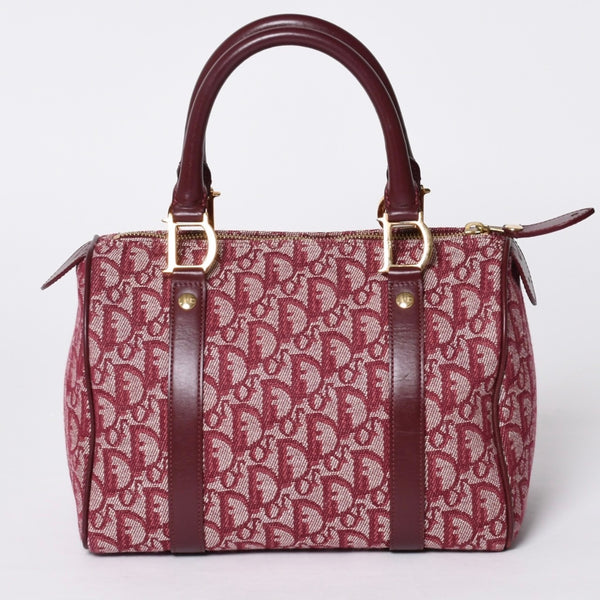 Christian Dior クリスチャンディオール BO C 0024 トロッター Mini Boston Bag ミニボストンバッグ 美品 中古 4a000743